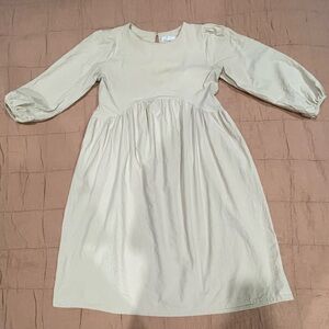 OAK + FORT Cream Casual Dress